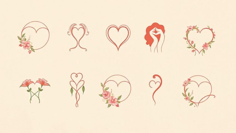 minimal venus symbol tattoos