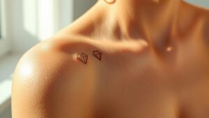 minimalist diamond tattoo designs