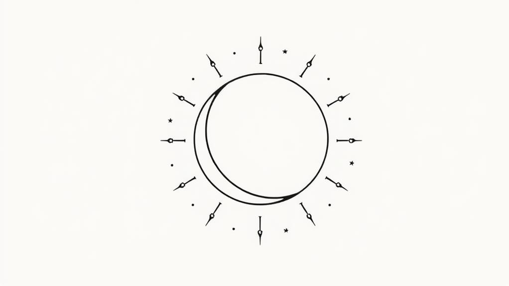 minimalist outline drawings