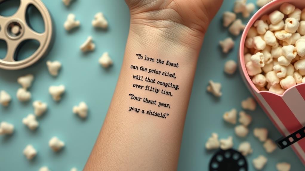 minimalist tattoos of quotes