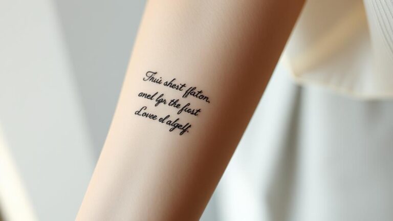 minimalist tattoos with quotes