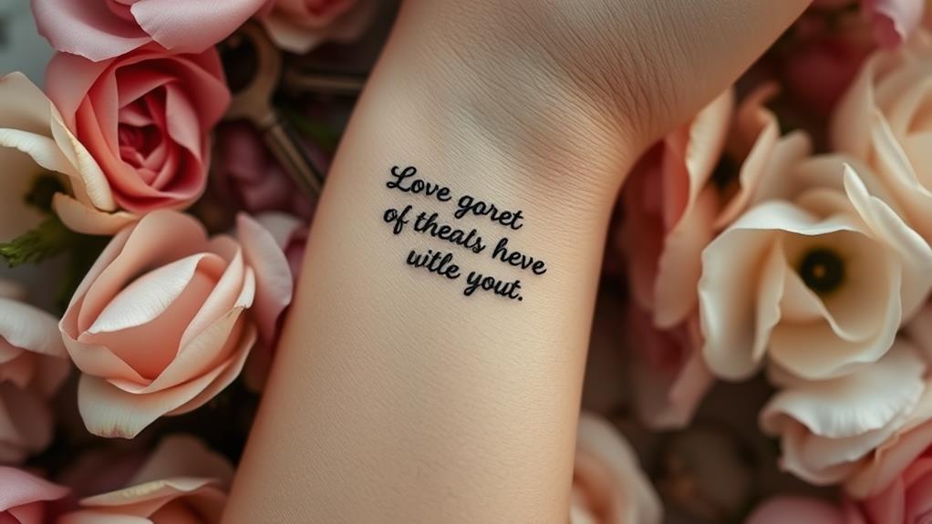 minimalistic inspirational ink