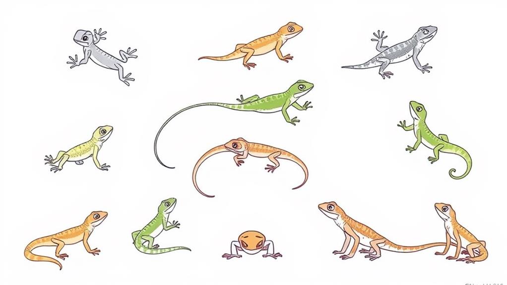 minuscule reptile artwork renderings