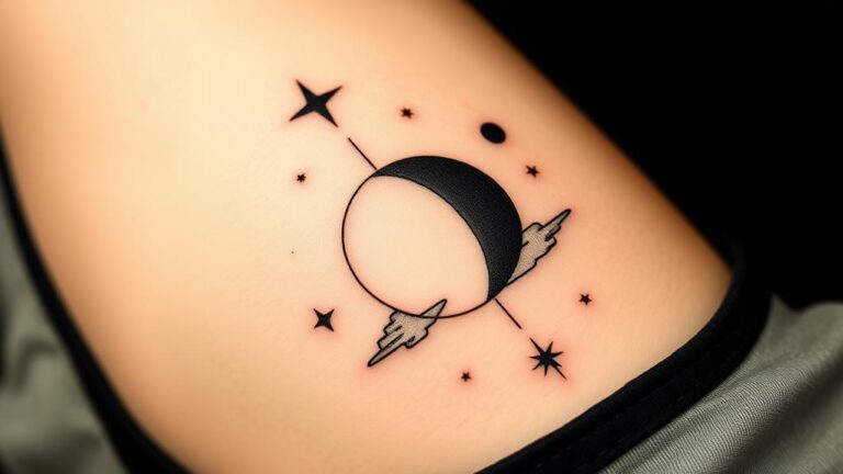 mysterious lunar eclipse tattoos