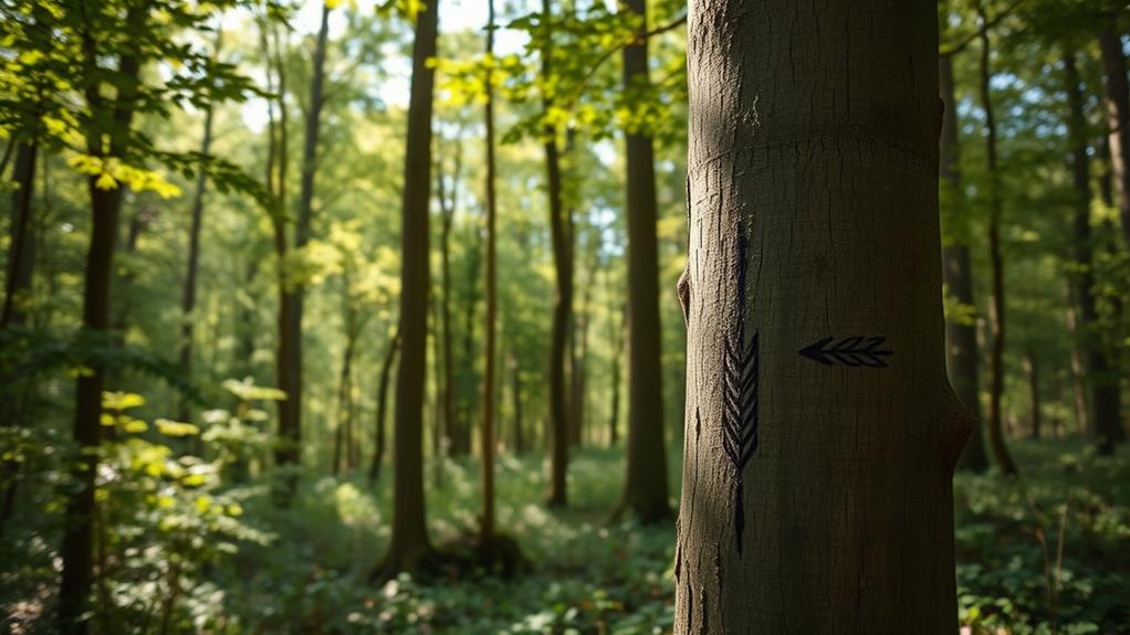 nature inspired arrowhead tattoos