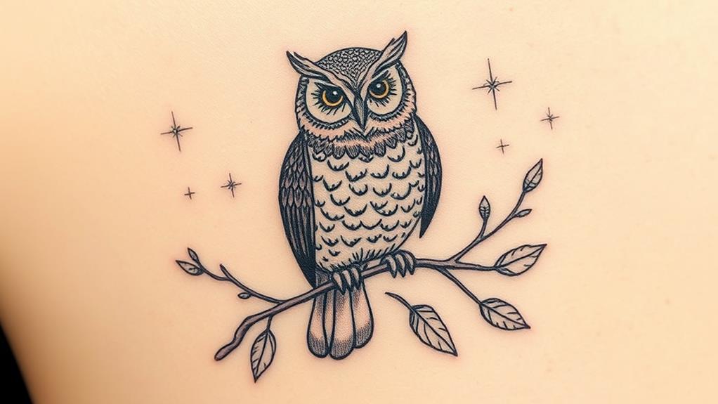 nature inspired owl ink