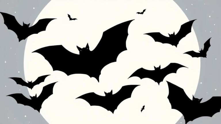 night themed minimal bat tattoos