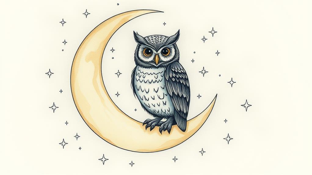 owl moon symbolic pairing