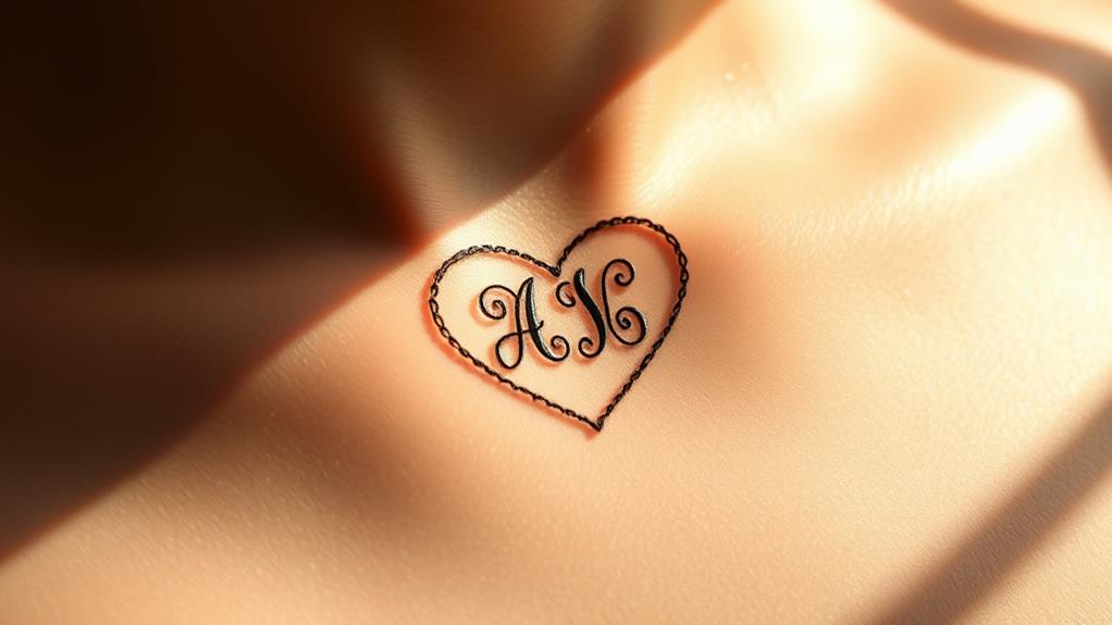 personalized heart design