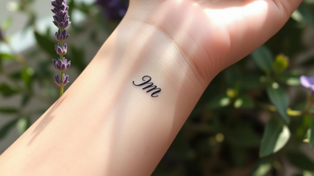 personalized initial ink designs