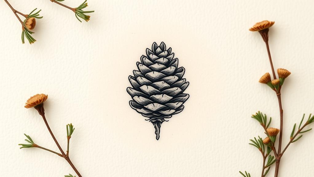 pine cone inspirational message