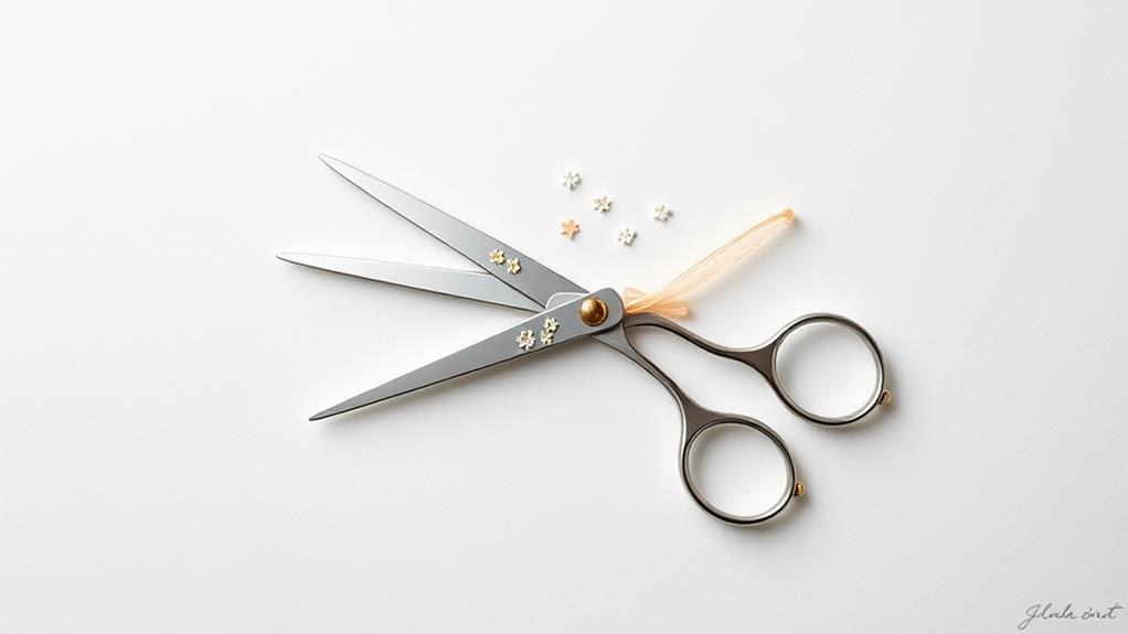 playful decorative scissors design