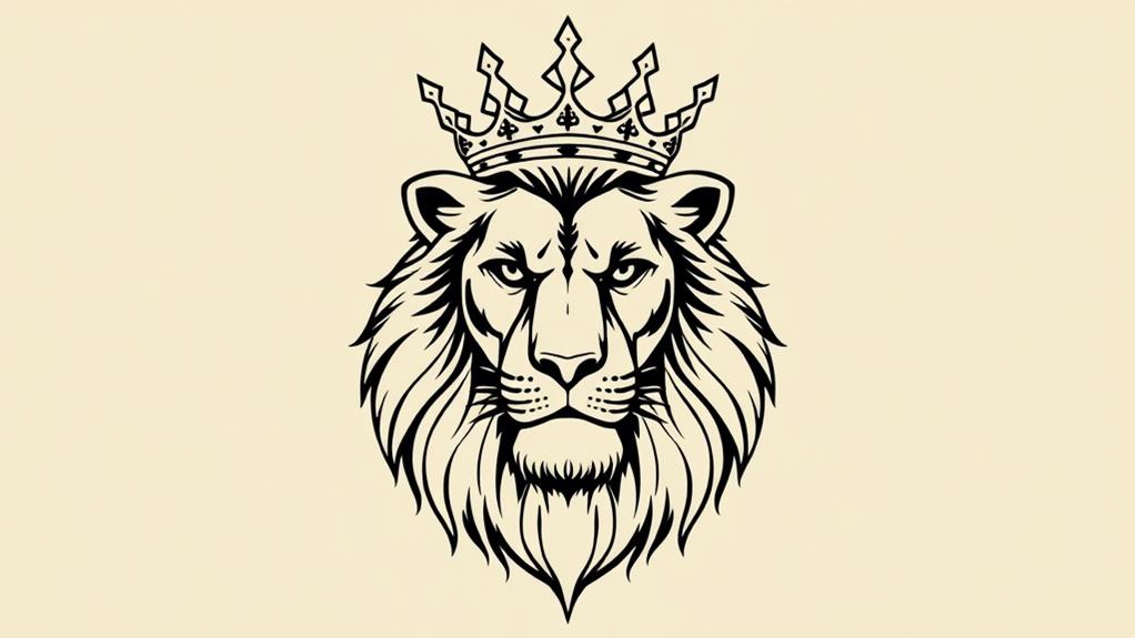 regal lion symbolism emerges