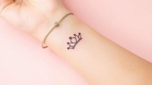 royalty inspired minimalist tattoos