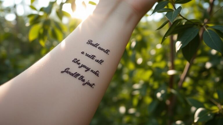 sacred bible verse tattoos