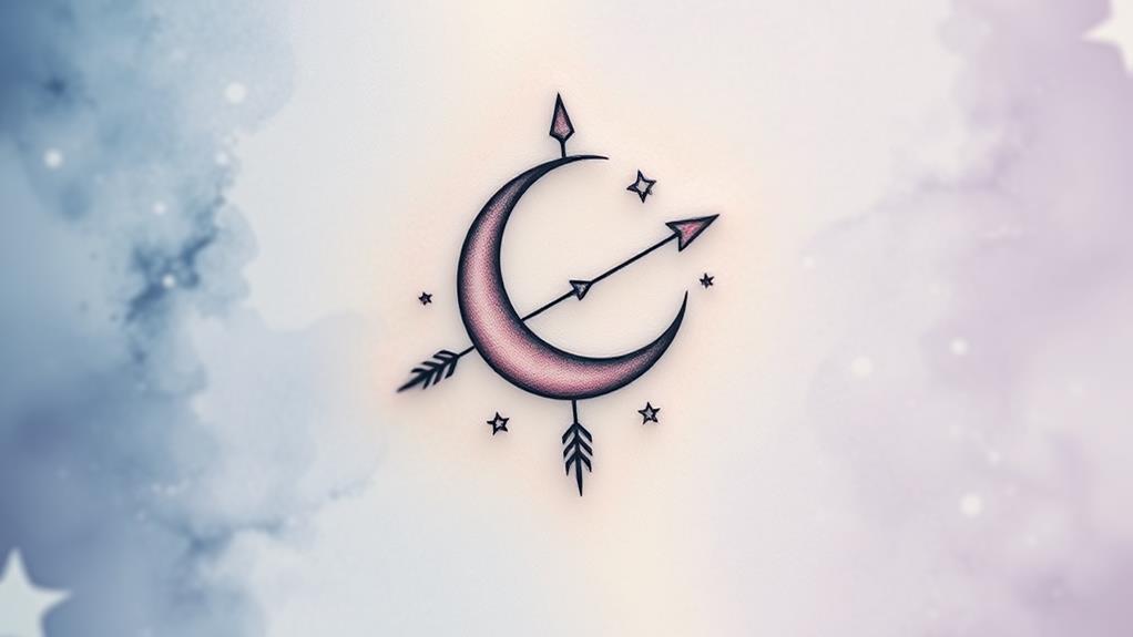 sagittarius moon sign tattoos