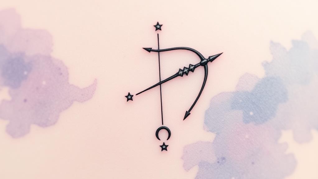 sagittarius zodiac sign tattoo