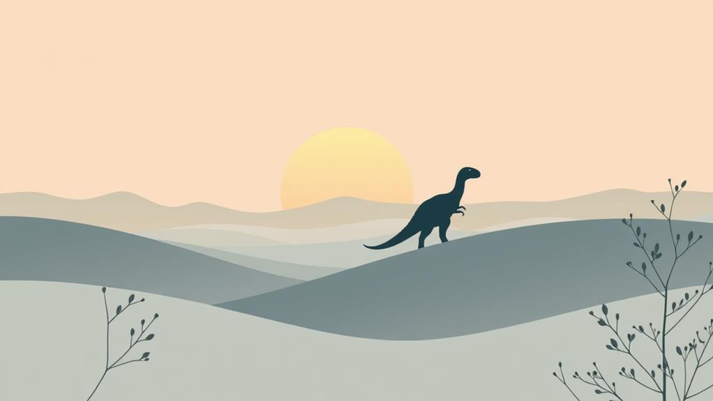 simple dinosaur art design