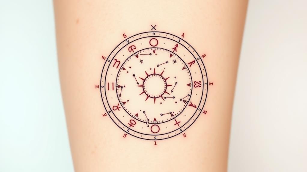 simplified zodiac birth designs