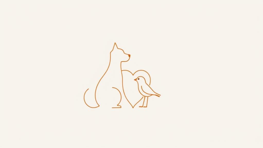 simplistic wildlife illustrations