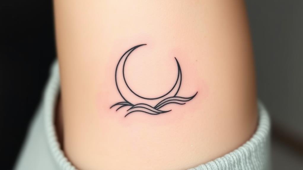 15 New Moon Minimal Tattoos To Start Fresh 15 New Moon Minimal Tattoos To Start Fresh