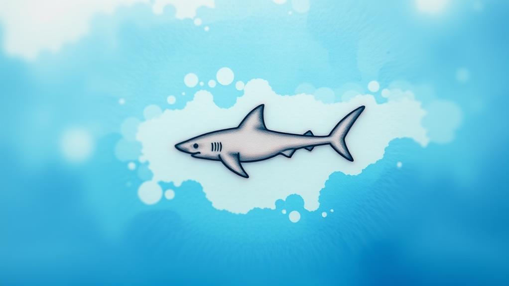 small shark ink design