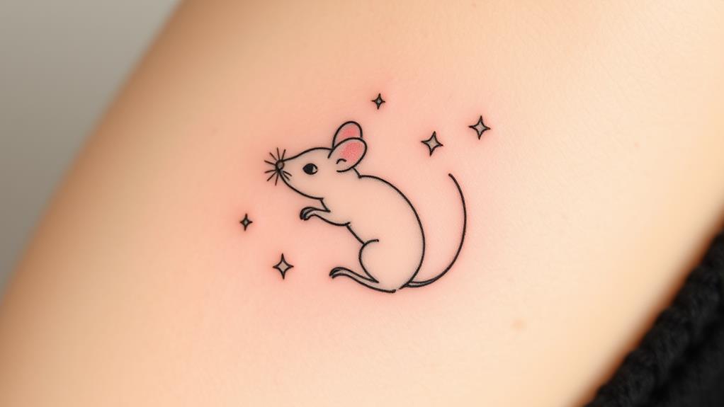 starry elegant mouse design