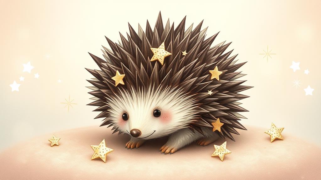 starry spiky hedgehog adventure