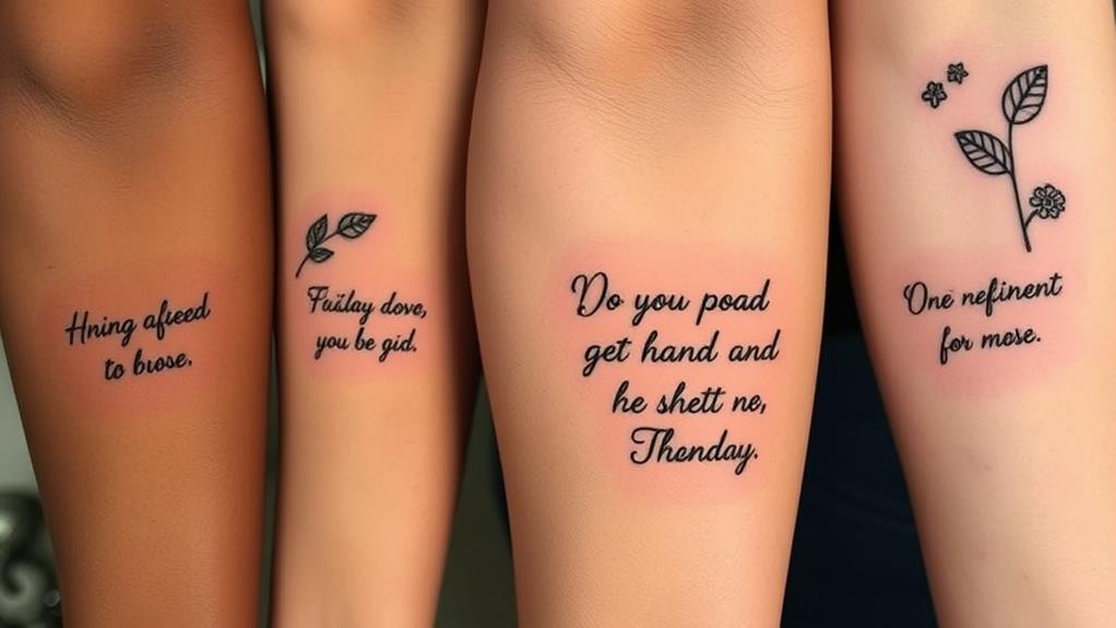 tattooed affirmations of self