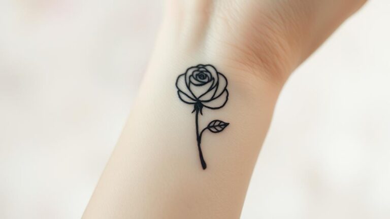 timeless beautiful rose tattoos