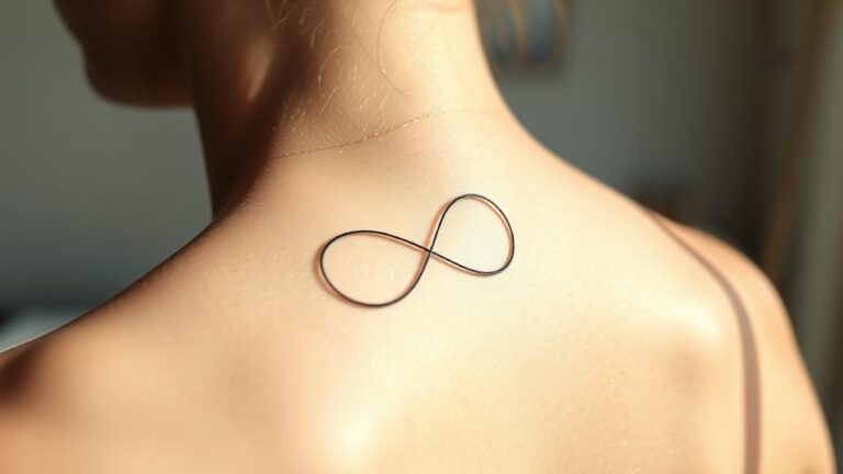 timeless infinity loop tattoos