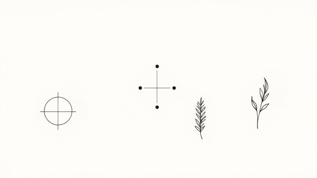 trendy minimal tattoo designs