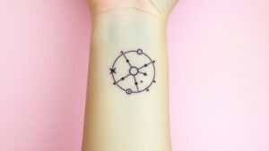 unique minimal birth tattoos