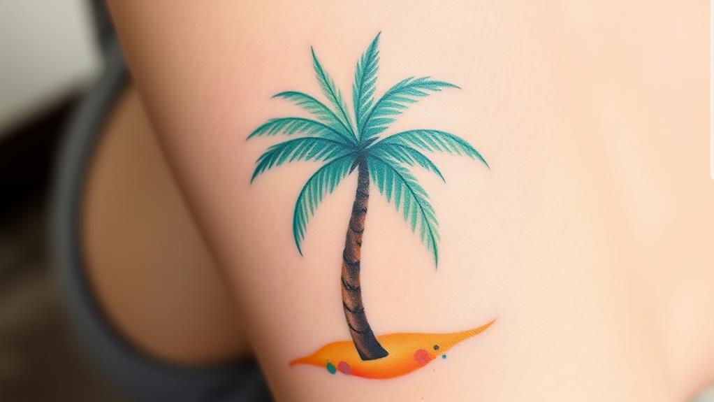 vibrant tropical ink designs