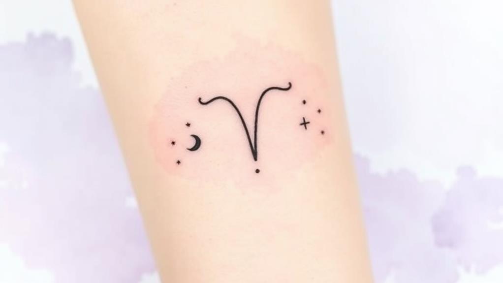 virgo zodiac sign tattoo