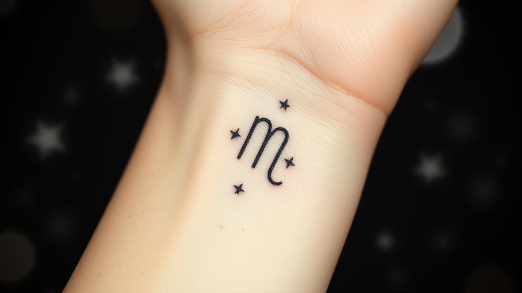 virgo zodiac sign tattoo