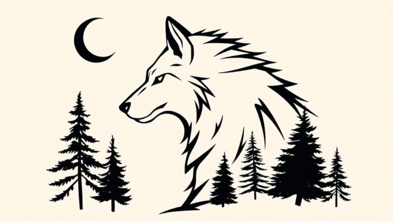 wild side wolf tattoos