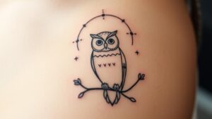 wise and wonderful owl tattoos