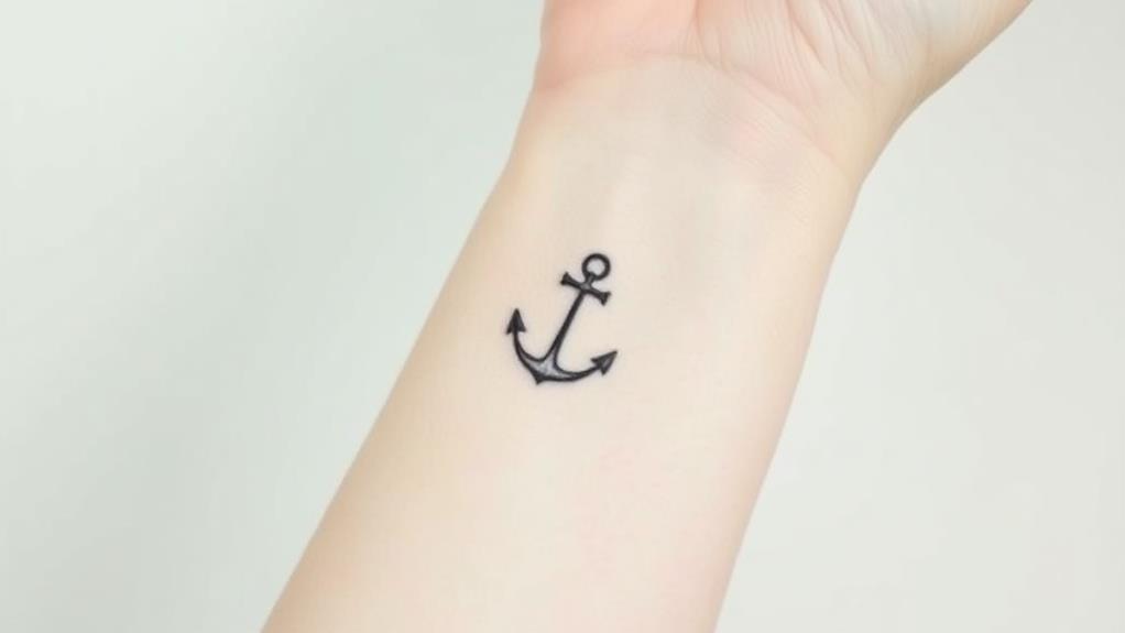 wrist mounted simplistic anchor