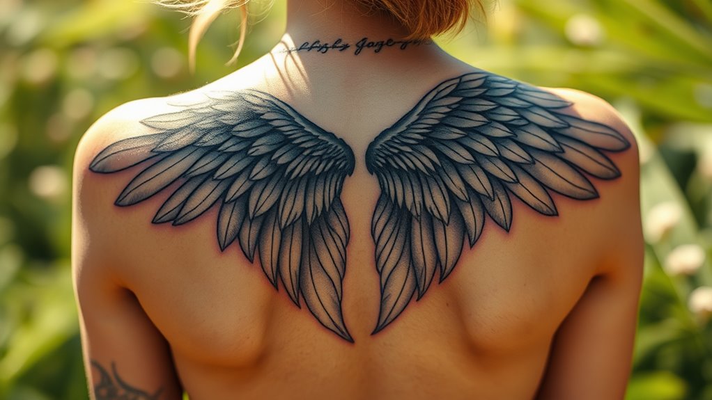 angel wings tattoo inspiration