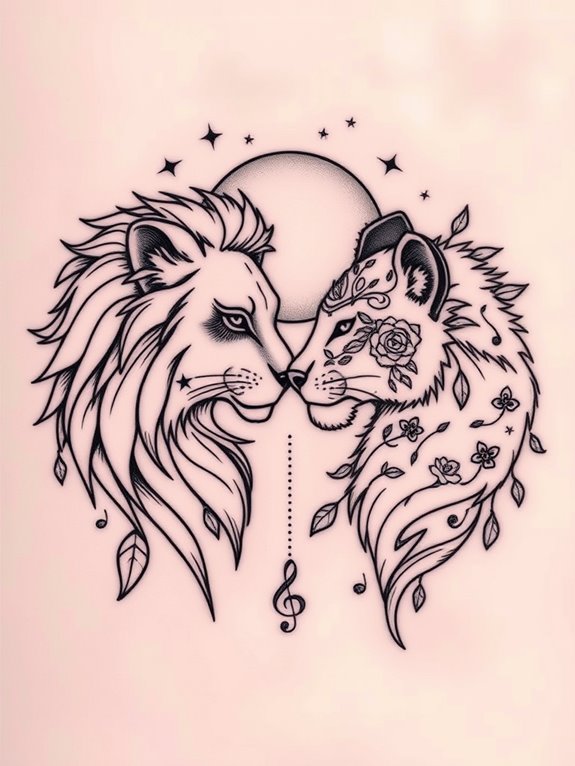 animal themed tattoo designs