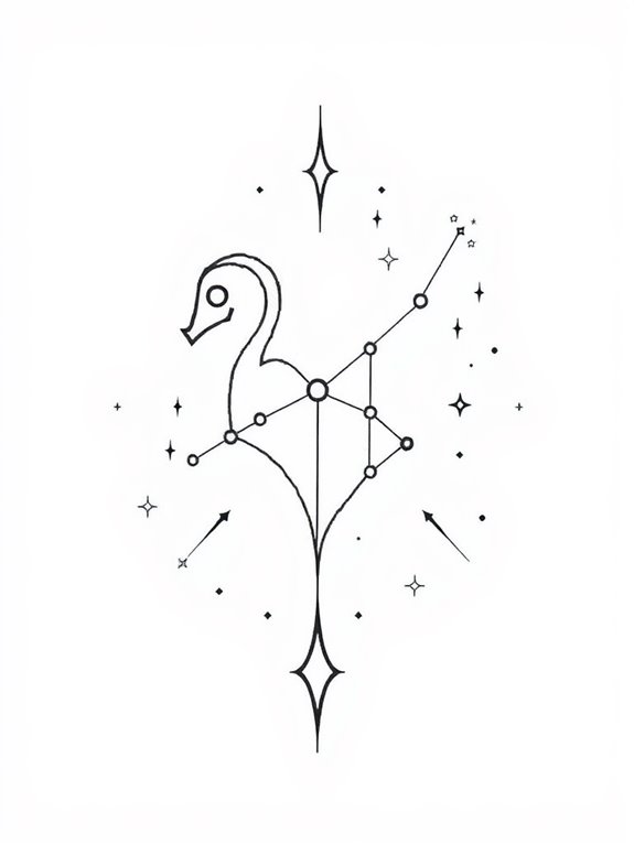 aries constellation tattoo design