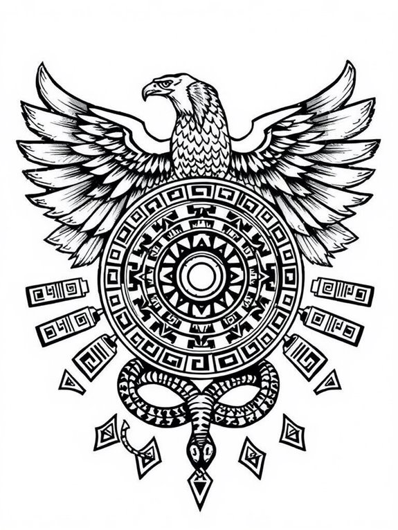 aztec warrior emblem meanings