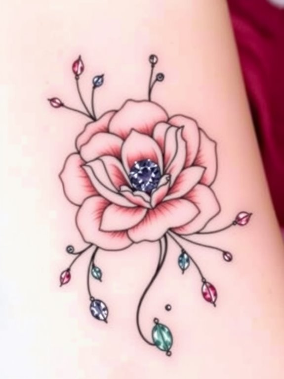 birthstone floral designs integration