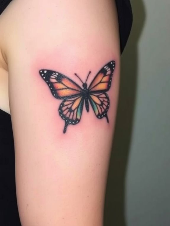 butterfly tattoo placement suggestions