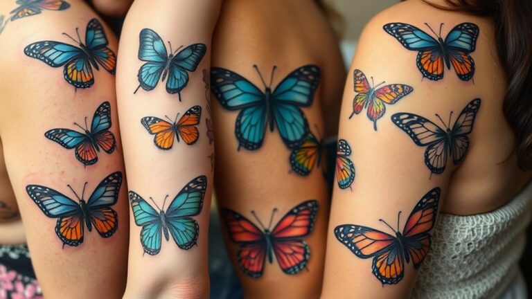 butterfly tattoos symbolize transformation