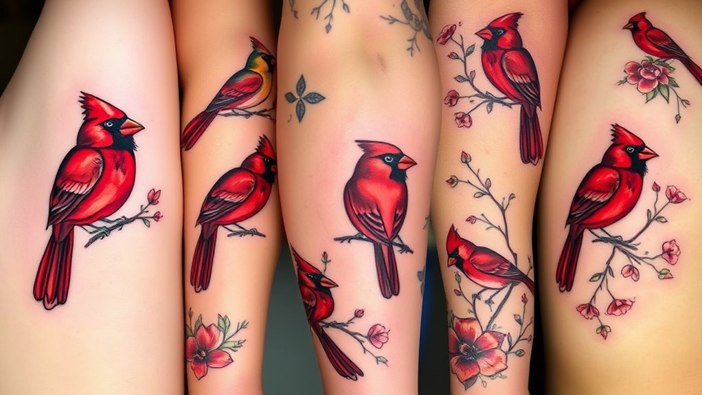 cardinal tattoos symbolize love