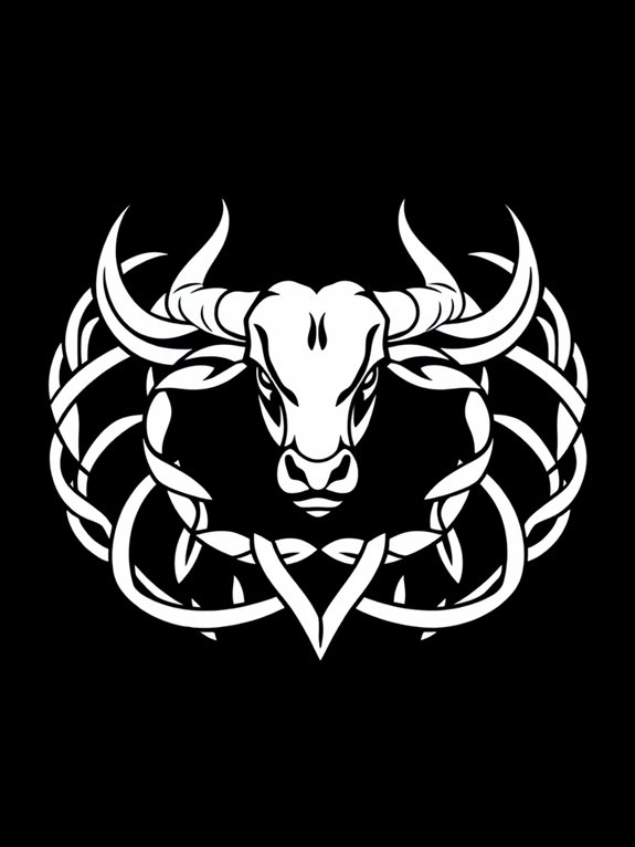 celtic knot taurus design