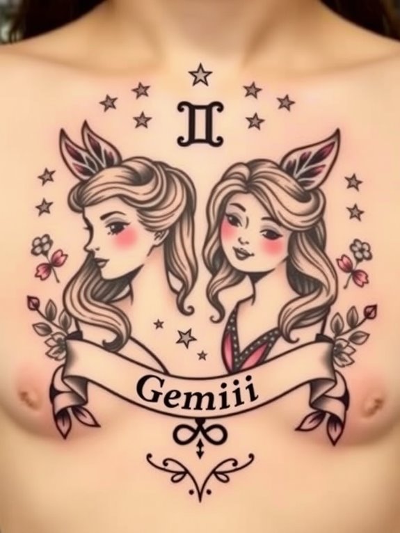 classic gemini artistic representation