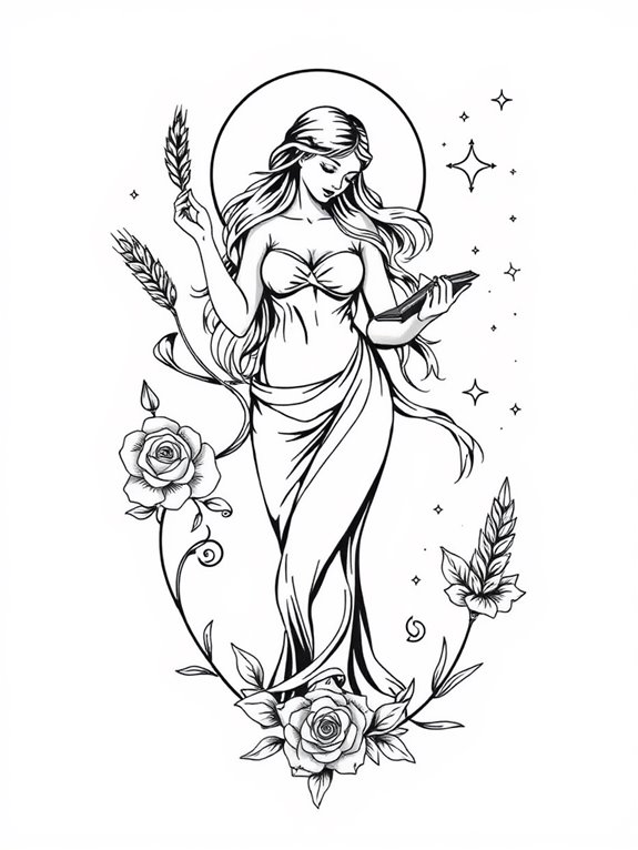 classic virgo artwork design